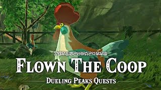 Flown The Coop  Dueling Peaks Side Quest  The Legend of Zelda Breath of the Wild [upl. by Eleirbag]