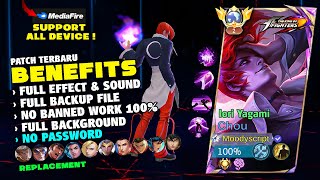 UPDATE Skin Script Chou KOF Iori Yagami No Password  Full Voice amp Sound  MLBB [upl. by Colette]