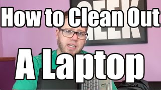 How do I clean my Laptop Blow out the dust [upl. by Nirrep]