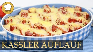 KASSLER AUFLAUF mit Sauerkraut  deftige Hausmannskost überbacken [upl. by Oira692]