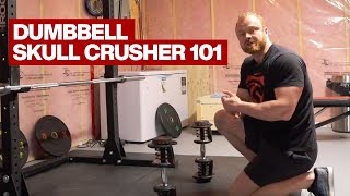 Dumbbell Skull Crusher [upl. by Giovanna]