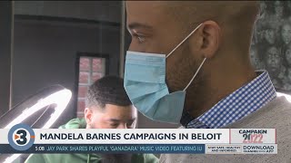 Barnes makes Senate campaign stops in Beloit [upl. by Iverson]