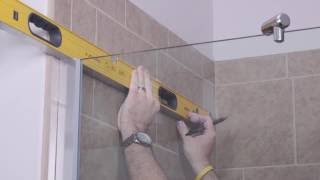 DIY Shower Door Installation How To  Cantour Series by Basco Frameless Shower Enclosure [upl. by Wampler]