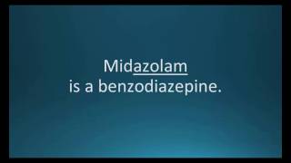 How to pronounce midazolam Versed Memorizing Pharmacology Flashcard [upl. by Akkina958]