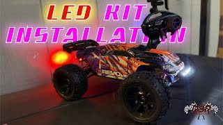 Traxxas 116 ERevo VXL  LED Kit Installation [upl. by Ateiram]