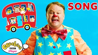 The Wheels on The Bus with Mr Tumble  Nursery Rhymes  CBeebies [upl. by Akeimahs]