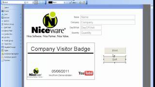 NiceForm Part 2Form Creation in NiceLabel [upl. by Rodd]