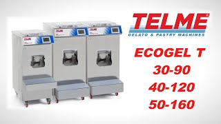 Mantecatore verticale ECOGEL T  ECOGEL T vertical batch freezer [upl. by Ekusuy]