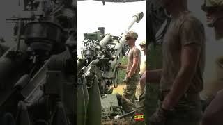 M777 Howitzer Artillery on Target shortsvideo shorts [upl. by Leahcimnaj351]