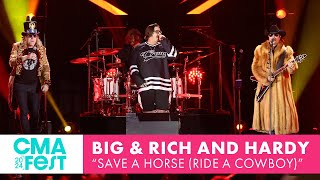 Big amp Rich and HARDY – “Save a Horse Ride a Cowboy”  CMA Fest 2024 [upl. by Ahsekad]