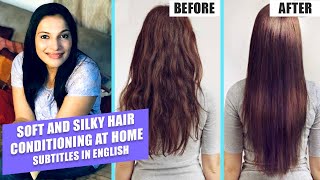 DIY Soft and Silky Hair Conditioning at Home  Aloe Vera Gel  Rethikas Beauty Secrets [upl. by Atterual]