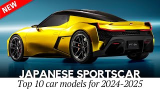 Best Japanese Sports Cars to Arrive in 2025 Top Performance Done Right [upl. by Guinna]