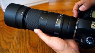 Tamron 100400mm f4563 VC USD lens review with samples Fullframe amp APSC [upl. by Lundeen]