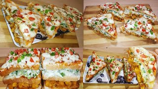 Pizza Bread Sandwich Recipe  chicken pizza sandwich  club cheese sandwich  kitchen with Rukshar [upl. by Giglio33]