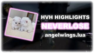 neverlose hvh highlights csgo  best cfg for NL  best lua angelwings  paid cfg [upl. by Uyekawa530]