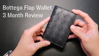 Bottega Venetta Flap Card Case 3 Month Review [upl. by Kcirrem726]