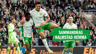 HÖJDPUNKTER  Hammarby 10 Halmstads BK  Allsvenskan 2024 [upl. by Amitak127]