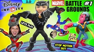 FGTEEV MARVEL BATTLEGROUNDS 1  4 Player Disney Infinity 30 Family Gameplay w Stop Motion Skit [upl. by Araid465]