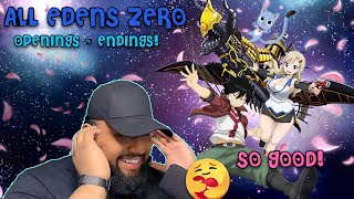 FIRST TIME REACTING TO EDENS ZERO OPENINGS amp ENDINGS   Better than Fairytail [upl. by Euqinahs]