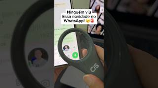 Novidades no WhatsApp que ninguém percebeu ative o efeito de chamadas e transcrição de áudio ✅ [upl. by Itteb855]