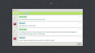 Skype Styles  schickes Skype Theme mit praktischen Funktionen [upl. by Ragan358]