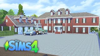 Charming Mansion for a Wealthy Family Sims 4  NO CC [upl. by Nnaillij]