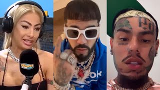 yailin se desahoga con tekashi 69 y anuel AA tremendo lío [upl. by Anetta856]