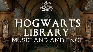 Study in Hogwarts Library  Harry Potter Hogwarts Legacy Music and Ambience [upl. by Aseret]