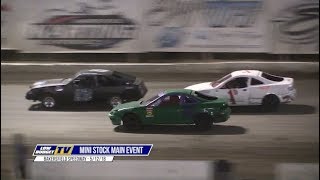 Main Event Mini Stock Racing from Bakersfield Speedway 51218 [upl. by Rafi195]