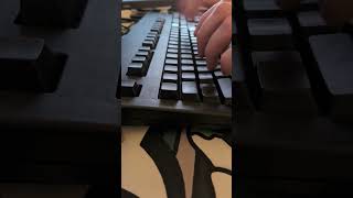 Das keyboard II with cherry blue switches sound test [upl. by Boykins]