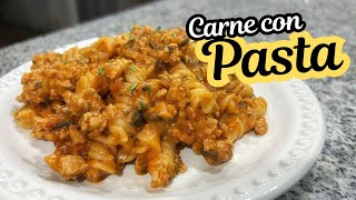 PASTA CON CARNE MOLIDA [upl. by Ayoted864]