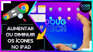 Como AumentarDiminuir os ÍCONES no IPAD [upl. by Acemahs]