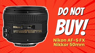 DONT BUY Nikon AFS FX NIKKOR 50mm f14G BEFORE WATCHING THIS 😱📷 [upl. by Gurias]