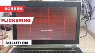 Laptop Screen Flickering Color Lines  How to fix screen flickering or flashing screen in laptops [upl. by Yoshio208]