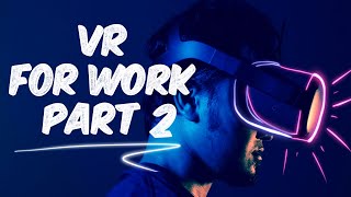 VR for Work Series Part 2  Immersed VR Review  Oculus Quest 2 Working from Home [upl. by Milks85]