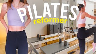 JE TESTE TOUS LES TYPES DE PILATES reformer barre pilates au mur [upl. by Donegan]