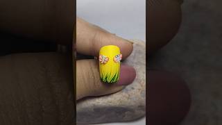 💛 Yellow colour Nail Art 💅 💛 nailart navratri navratrispecial naildesign nails nail shorts [upl. by Ailegna429]