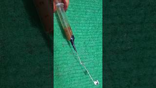 😍 How to make Injection 💉Syringe Mehndi Cone shorts viralvideo [upl. by Lashar]