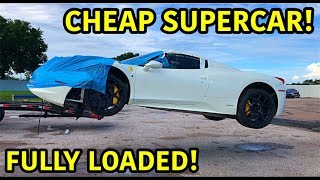 Rebuilding A Wrecked Ferrari 458 Spider [upl. by Matilde]