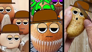 Talking food Sprunki All Episode Eggs and Cupcakes [upl. by Taite470]