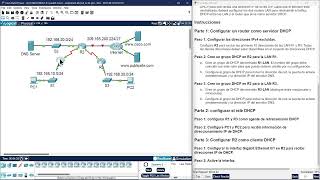 CCNA2 Práctica 7 4 1 Implementar DHCPv4 [upl. by Suoivatco]