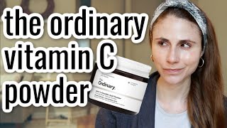 The Ordinary vitamin C powder review Dr Dray [upl. by Esinrahs223]