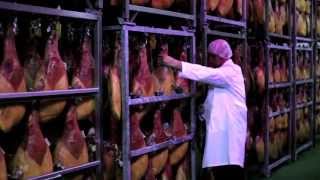 Production process of Spanish Serrano ham [upl. by Annagroeg]