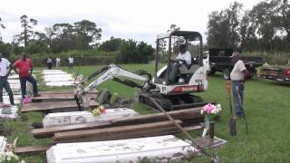 Gifford Cemetery vaults reburied [upl. by Akinuahs]