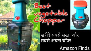 Rylan Manual Hand Press Push Chopper with 6 Blades for Effortless Chopping VegetablesampFruits 1000 ML [upl. by Burnham]