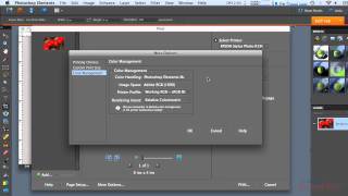 Photoshop Elements  How to use printer color profiles with Photoshop Elements Epson Mac [upl. by Rothschild]