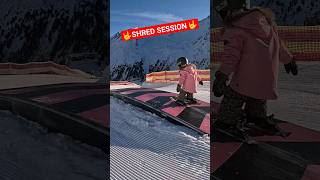 SHRED SESSION Funpark Hintertuxer Gletscher [upl. by Nidnerb967]