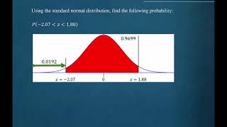 61 Area Under Normal Curve Using Table Example 4 [upl. by Bonni]