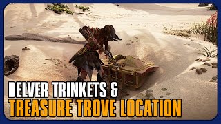 Horizon Burning Shores Delver Trinket Locations and Delvers Treasure Trove Location w 15 Brimshine [upl. by Ban676]