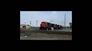 CN 2598 on the Matteson Sub at Chicago Heights Illinois [upl. by Acinoev]